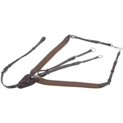 Abbildung von Harry&#039;s Horse Elastisches Vorderzeug Braun Warmblut