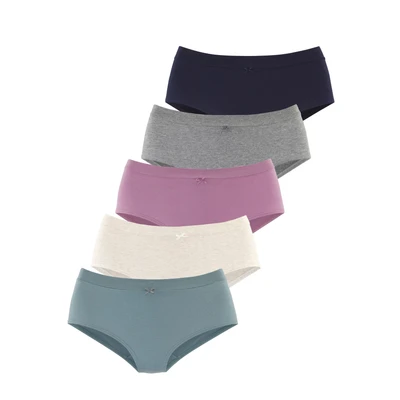 Abbildung von Lascana 5 PACK Slip, Damen, Größe: 32/34, Schwarz