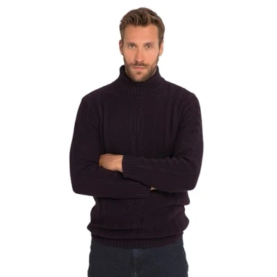 Abbildung von JP1880 Strickpullover, Herren, Größe: 7XL, Groseilles noires