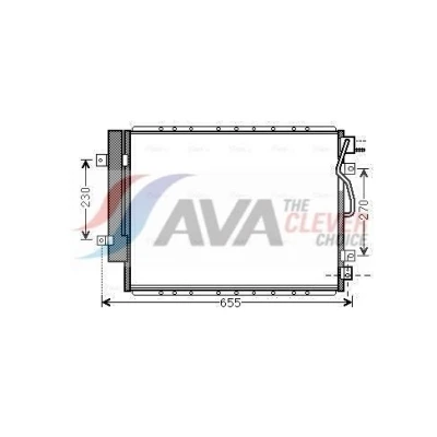 Abbildung von Kondensator, Klimaanlage AVA COOLING KA5123D
