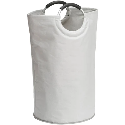 Abbildung von WENKO Wäschesammler Jumbo Stone Beige, stabile Multifunktionstasche mit praktischen Tragegriffen, Faltbarer Shoppingbegleiter, 69 l Stauraum, (B/T x H): 38 72 cm