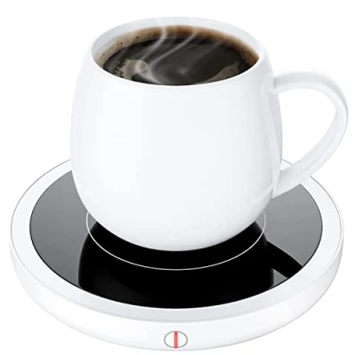 Abbildung von BTOYM Tassenwärmer Elektrischer Kaffeetassenwärmer mit 3 Temperatureinstellungen Intelligenter Kaffeewärmer Auto Aus Getränkewärmer für Tee, Kaffee, Milch im Büro und zu Hause (Keine Tasse)