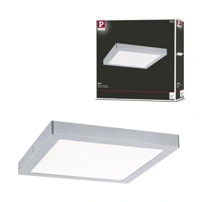 Abbildung von Paulmann 71024 LED Panel Abia 300x300mm eckig Tageslichtweiß Chrom matt Lichtpanel Kunststoff Beleuchtungssystem 4000 K