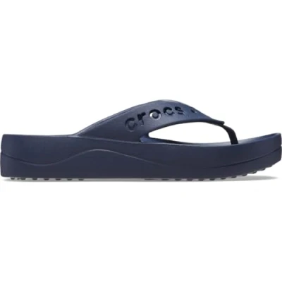 Abbildung von Crocs Damen Baya Platform Flip Sandale, Navy, 42 EU