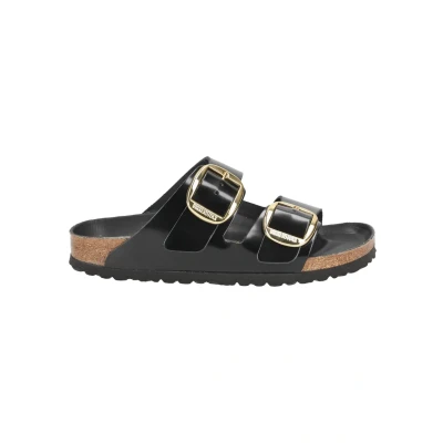 Abbildung von Birkenstock Arizona Pantolette flach, Damen, Größe: 42, Schwarz Schuhe