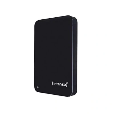 Abbildung von Intenso Memory Drive Portable Hard 5TB, tragbare externe Festplatte inkl. Tasche 2,5 Zoll, 5400 U/min, 8MB Cache, USB 3.0 schwarz