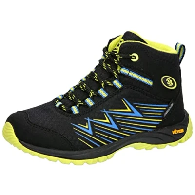 Abbildung von Brütting Unisex Kinder Chesna High Cross Laufschuh, schwarz/blau/lemon, 31 EU