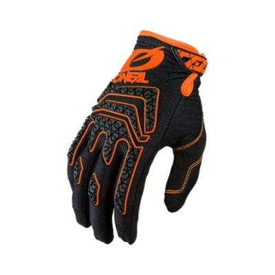 Abbildung von O&#039;NEAL Fahrrad &amp; Motocross Handschuhe MX MTB DH FR Downhill Freeride Langlebige, Flexible Materialien, Silikonprint für Grip Sniper Elite Glove Erwachsene Schwarz Orange Größe M