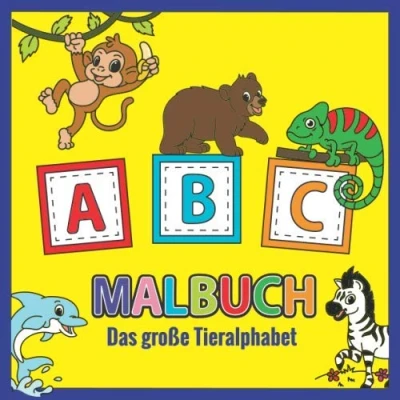 Abbildung von ABC Malbuch Das große Tieralphabet: Erste Buchstaben Lernen mit dem Kritzelbuch der Tiere Für Kinder ab 2 Jahre Perfekt zum Ausmalen und Nachschreiben