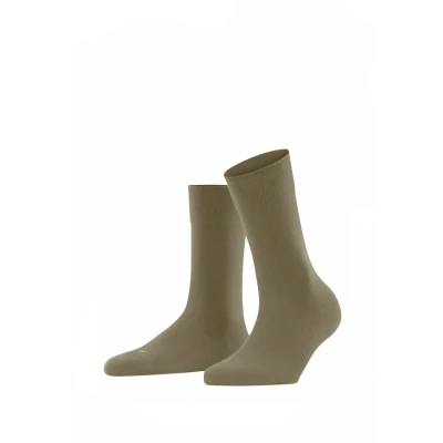 Abbildung von FALKE Damen Socken Sensitive London W So Baumwolle mit Komfortbund 1 Paar, Grün Crocodile 7503, 35 38