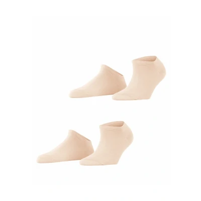 Abbildung von ESPRIT Damen Sneakersocken Uni Multipack W Sn Baumwolle kurz einfarbig 2 Paar, Rosa Orchid 8985, 35 38