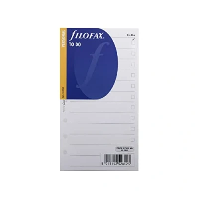 Abbildung von Filofax 132204 Personal To Do Notizpapier, Englisch, weiß