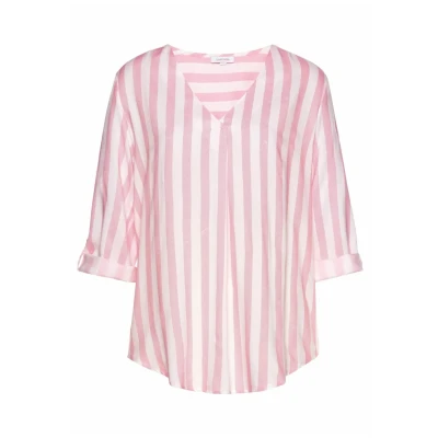 Abbildung von Lascana Bluse, Damen, Größe: 46, Weiß/rosa