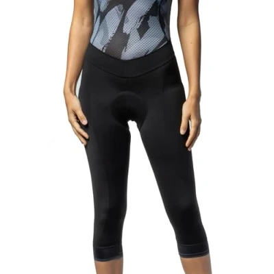 Abbildung von Alé Cycling Damen Solid Classico 3/4 Radsport Strumpfhose, Schwarz/Anthrazit, S