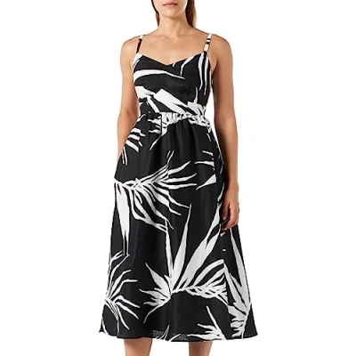 Abbildung von comma EN Broderie Anglaise Freizeitkleid, Damen, Größe: 38, Schwarz