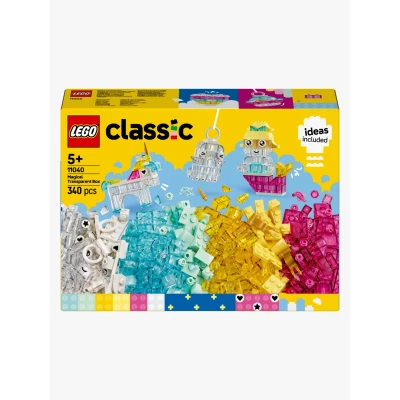 Abbildung von LEGO Classic 11040 Zauberbox mit durchsichtigen Steinen