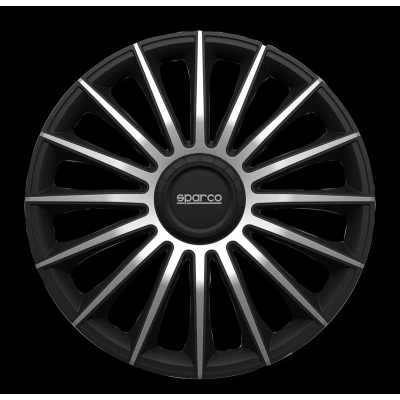 Abbildung von SPARCO Treviso SPC1393BKSV Radblenden 13Zoll schwarz/silber
