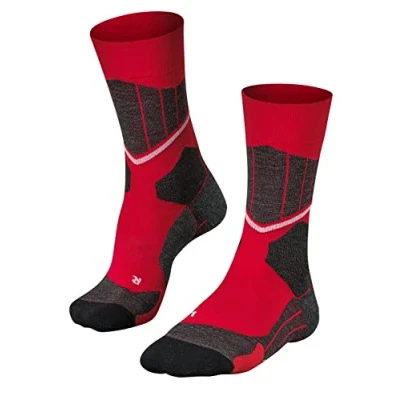 Abbildung von FALKE Damen Skisocken SC1 W SO Wolle warm dick 1 Paar, Rot (Lipstick 8000), 37 38