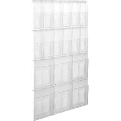 Abbildung von helit H6812302 Wanddisplay „the placativ“ 6/12 x DIN A4 / 1/3 A4, glasklar