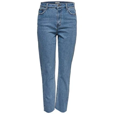 Abbildung von ONLY Womens Light Blue Denim Jeans Solid