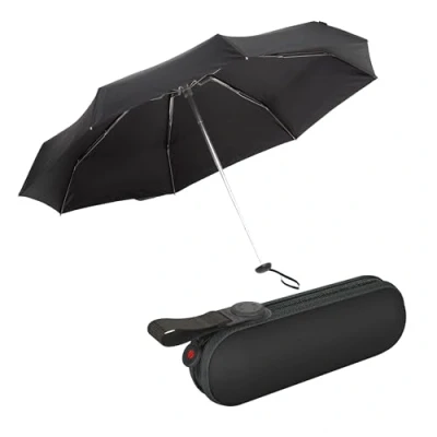 Abbildung von Knirps X1 Super Mini Taschenschirm im Etui Black