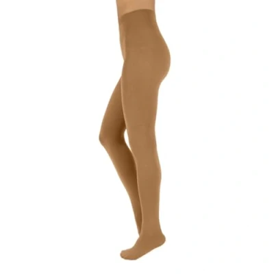 Abbildung von CALZITALY Warme Winter Strumpfhosen aus Wolle Kaschmir, 150 DEN S, M, L, XL, 2XL, 3XL, 4XL Made in Italy (3XL, Camel)