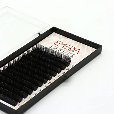 Abbildung von EMEDA wimpernverlängerung Wimpern 0,07 mm künstliche einzeln D Locken 12 weiche individuelle extensions set 3D pads eine nach der anderen verlängerung