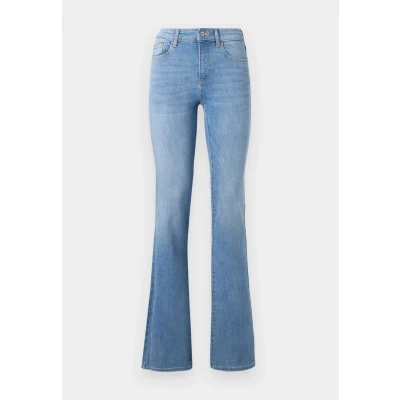Abbildung von ONLY Onlann MID Flared Jeans, Damen, Größe: Sx32, Light blue denim