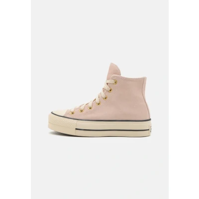 Abbildung von Converse Chuck Taylor ALL STAR LIFT Platform Sneaker high, Damen, Größe: 40, Pale petal/natural ivory/black Veloursleder
