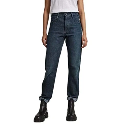 Abbildung von G STAR RAW Damen Virjinya Slim Jeans, Blau (Worn in deep Teal D21078 D164 D325), 30W / 34L