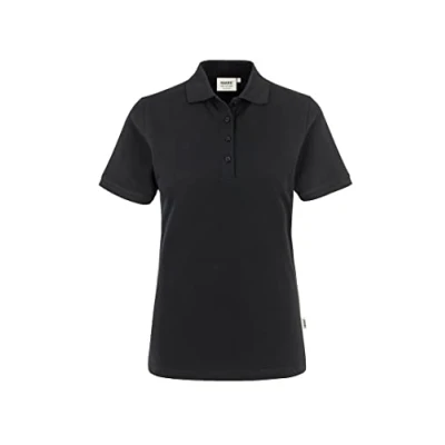 Abbildung von HAKRO Damen Polo Shirt &quot;Classic&quot; 110 schwarz Größe: L