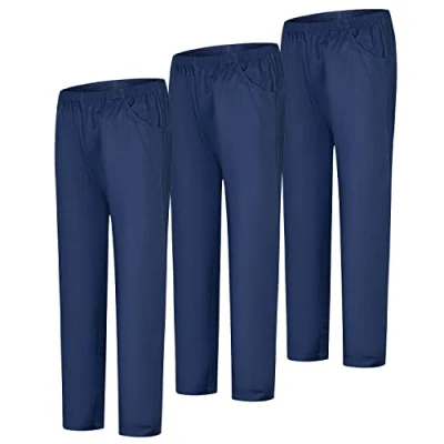 Abbildung von MISEMIYA Packung 3 Stück Unisex SANITÄRHOSE MEDIZINISCHE Uniformen SANITÄR Arbeitshose Ref. 8312 * Large, Marineblau 21