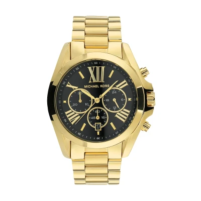 Abbildung von Michael Kors Bradshaw Uhr goldcoloured, Damen, Größe: One Size, Gold coloured