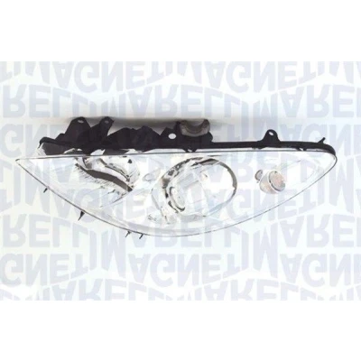 Abbildung von MAGNETI MARELLI 712431701129 Scheinwerfer links H1, H7 Halogen für Rechtsverkehr mit Stellmotor LWR PEUGEOT: 307 SW