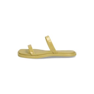 Abbildung von Calvin Klein Jelly Hausschuh, Damen, Größe: 36, Avocado oil Schuhe