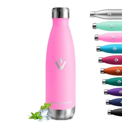 Abbildung von Thermosflasche 750ml, Isolierflasche, BPA frei Trinkflasche Edelstahl, Thermoskanne Kohlensäure Geeignet, Auslaufsicher Wasserflasche für Schule, Sport, Fitness, Gym, Fahrrad, Camping, Jungs