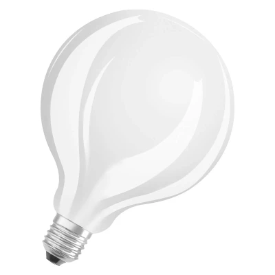 Abbildung von OSRAM LED Star GLOBE125, matte Filament Lampe in Globe Form mit 125mm Durchmesser, E27 Sockel, Warmweiß (2700K), 2452 Lumen, Ersatz für herkömmliche 150W Glühbirnen, 1er Pack