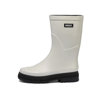 Abbildung von Aigle Damen Mid Rain Gummistiefel, Sand, 39 EU