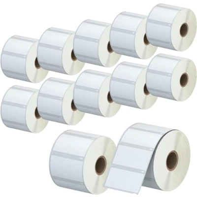 Abbildung von Powerwerk 5 Rollen 11354 Selbstklebende Etiketten Kompatibel mit DYMO S0722540, 57mm x 32mm, 10000 Mehrzwecketiketten für LabelWriter 450 Serie und 4XL