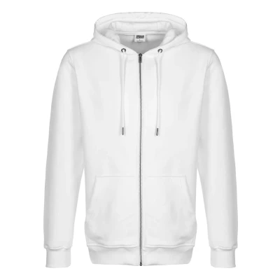 Abbildung von Urban Classics Terry Sweatjacke, Herren, Größe: Medium, White