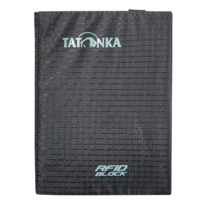 Abbildung von Tatonka Kartenhülle Card Holder 12 RFID B Kreditkarten Etui mit Blockierung TÜV geprüft bietet Platz für Bankkarten 12,5 x 9 1 cm schwarz