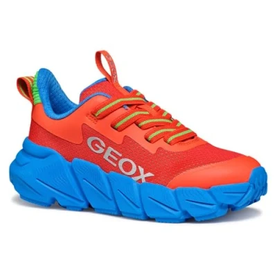 Abbildung von Geox J FLEXYPER Fast Boy Sneaker, Red/Lt Blue, 29 EU