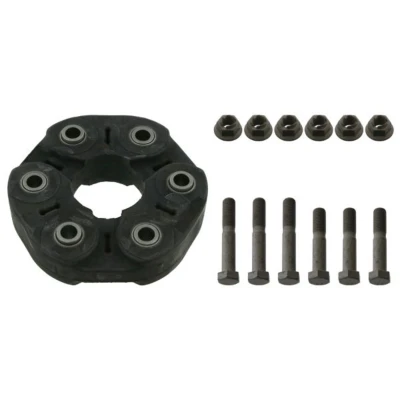 Abbildung von FEBI BILSTEIN 43524 Hardyscheibe 110 mit Schrauben Muttern BMW: 5 Saloon, Touring, 7
