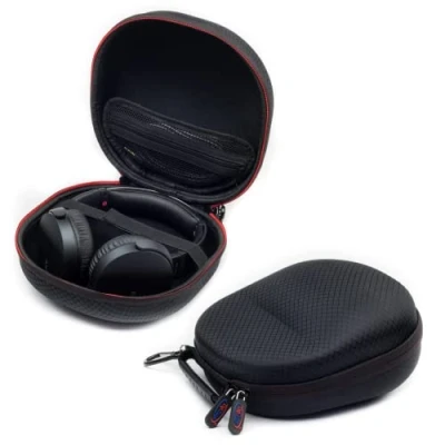 Abbildung von Digicharge Tasche Kopfhörer Etui für Sony, JBL, Beats, Bose Over Ear Headphones, Inzone, SteelSeries Nova Arctis Prime, Mpow, Beexcellent, Logitech Gaming Headset Case Tragetasche 19x23cm