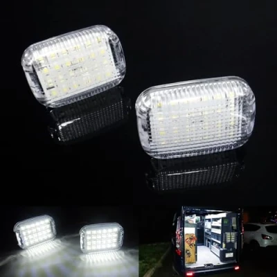 Abbildung von 2 x LED Innenraumbeleuchtung Weiß Canbus für Transit MK8 Tourneo Custom Courier Connect ab 2013
