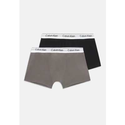 Abbildung von Calvin Klein Underwear Trunk 2 PACK Panties für Kinder, Größe: 128 140, Granite grey/black