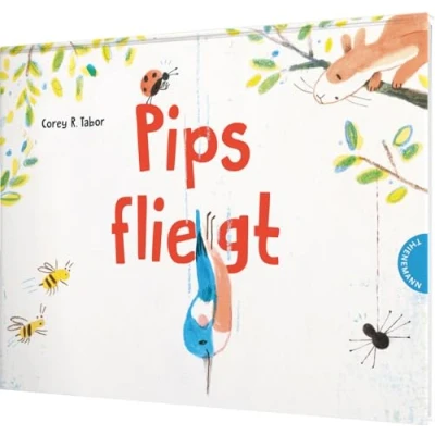 Abbildung von Pips fliegt: Bilderbuch über einen kleinen Vogel mit riesigem Mut
