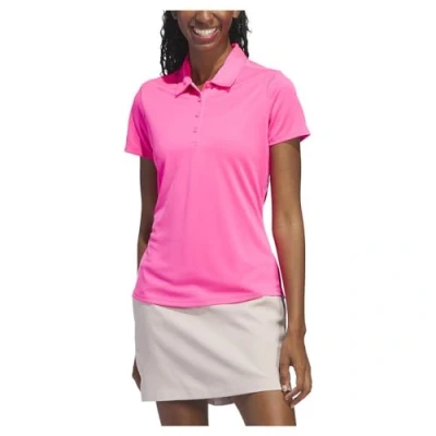 Abbildung von adidas Golf Poloshirt, Damen, Größe: Medium, Solar pink