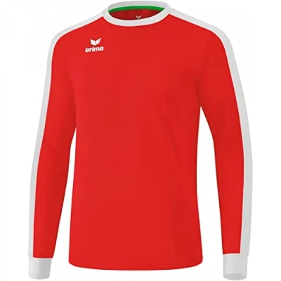 Abbildung von Erima Unisex Kinder Retro Star Trikot Langarm, Rot/Weiß, 140 EU