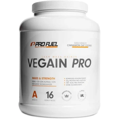 Abbildung von Weight Gainer CINNAMON OAT COOKIE 2,2kg Mass 100% Vegan komplexe Kohlenhydrate + veganes Protein optimal für den Muskelaufbau sehr lecker ohne Soja oder Maltodextrin made in Germany